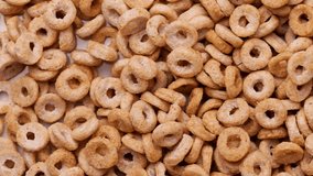 Cheerio Shaped Hooped Cereal Close Up - Powered by Shutterstock - Get 15% off with code: PIKWIZARD15