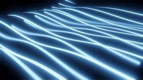 Flowing Blue Light Waves Abstract Background looping animation. 3D Illustration - Powered by Shutterstock - Get 15% off with code: PIKWIZARD15