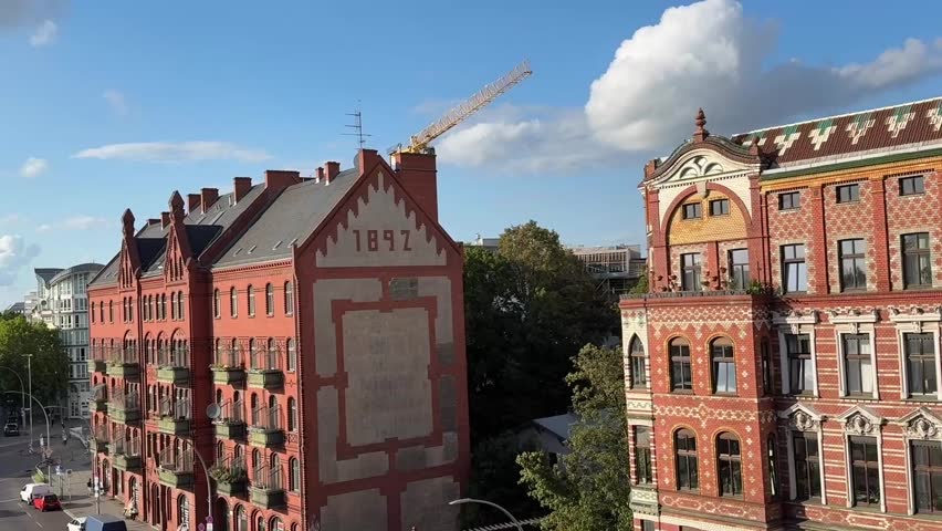 Magnificent 19th century residential buildings in Berlin