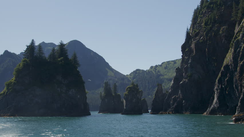 Resurrection bay in Kenai peninsula 