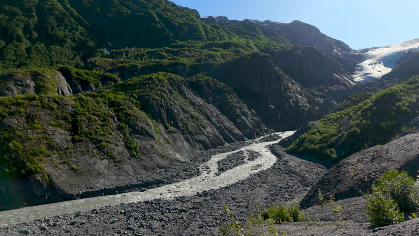 Kenai peninsula landscape in Alaska