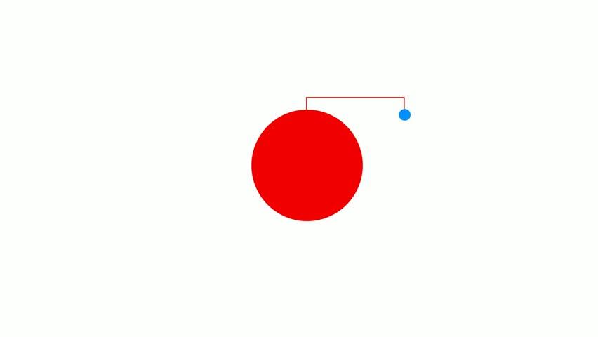 Simple Pie Chart Infographic Icon Animated in Flat Style.