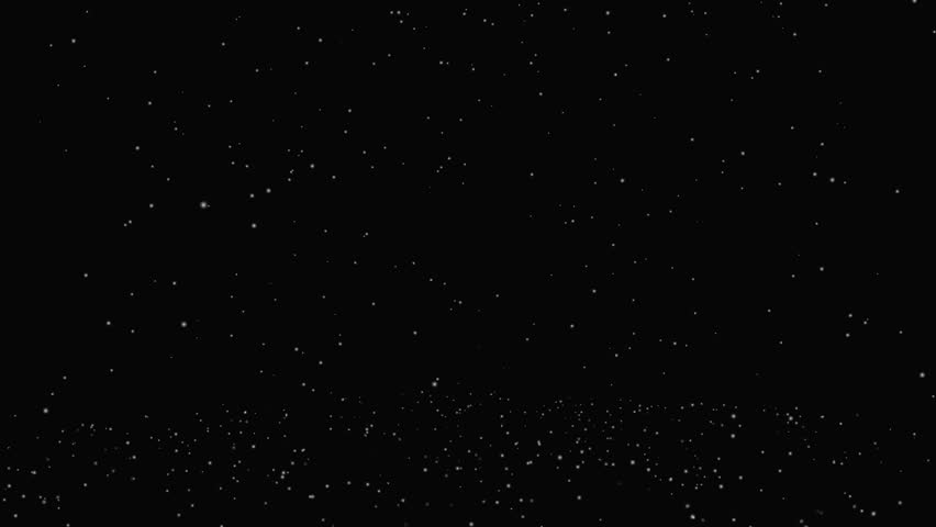 Seamless falling snow animation with rotating camera on dark background. Winter snowfall motion video, festive Christmas and New Year looped background for holiday projects