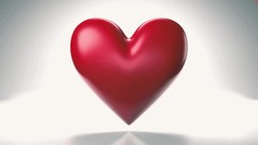 Animated red heart pulsating with love. Perfect for Valentine’s Day backgrounds, romantic greetings, celebration cards, social media, and wedding love themes. - Powered by Shutterstock - Get 15% off with code: PIKWIZARD15