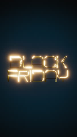 Black Friday Luminescent Neon Sign