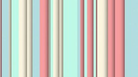 Elegant striped abstract background with gently moving cutout shapes in muted pastel color tones. Full HD and looping animation. - Powered by Shutterstock - Get 15% off with code: PIKWIZARD15