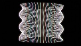 Abstract Neon Light Waves with Vibrant Glowing Lines for Futuristic 2026 Party Background and Digital Celebration - Powered by Shutterstock - Get 15% off with code: PIKWIZARD15