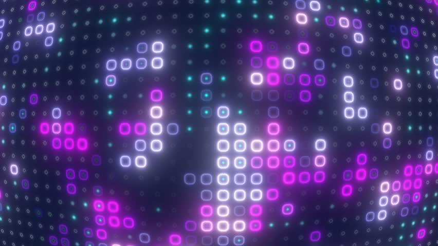 Digital purple matrix of glowing squares on a soft curved grid - Powered by Shutterstock - Get 15% off with code: PIKWIZARD15