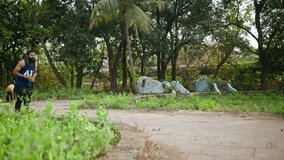 Man Engages in Morning Health Session Playing Cricket, Bearded Athletic Practices Bowling at Scenic Lawn, Male Cricketer Trains Outdoors with Ball, Sport Lover Enjoys Fitness Game, Energetic Player - Powered by Shutterstock - Get 15% off with code: PIKWIZARD15