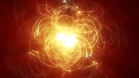 Radiant abstract orange energy burst with swirling golden trails and luminous glowing core, symbolizing fire, warmth, and creation - Powered by Shutterstock - Get 15% off with code: PIKWIZARD15