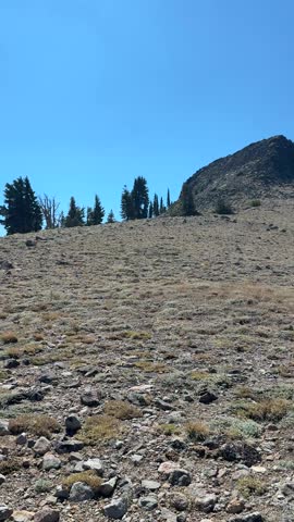 Pacific Crest Trail from below Tinker Knob