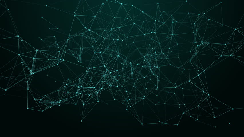 Dynamic Plexus With Numbers, Futuristic Technology Video Motion Background