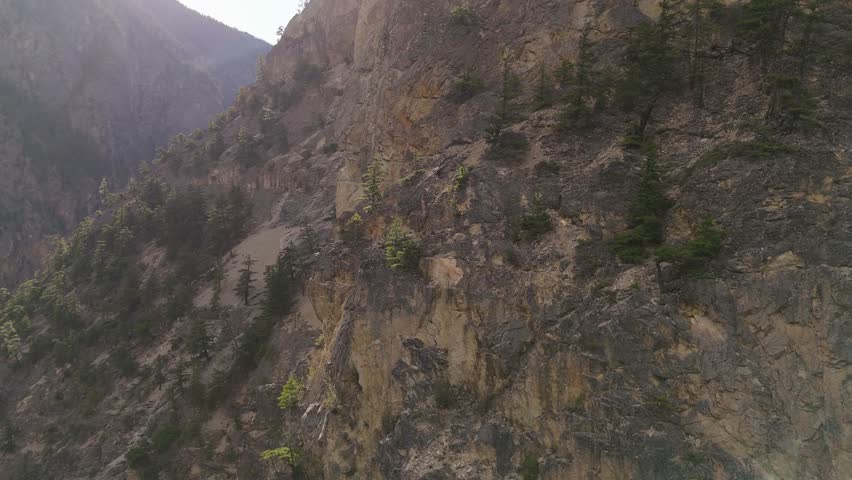 Majestic Rocky Mountain Landscape in British Columbia, Canada, Bathed in Sunlight