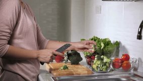 Preparing Fresh Vegetables in Kitchen – Healthy Cooking and Meal Prep - Powered by Shutterstock - Get 15% off with code: PIKWIZARD15