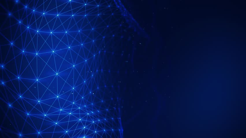 Futuristic Plexus technology concept 4K Video
