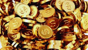 Stacked golden coins with dollar sign symbolizing money, banking, savings, business growth, cryptocurrency, and financial success. Perfect for economy, investment, trading, and wealth-related projects - Powered by Shutterstock - Get 15% off with code: PIKWIZARD15