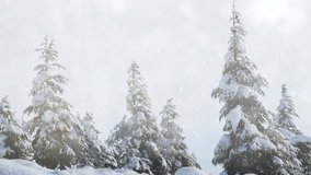 Tranquil Snowfall in an Enchanted Winter Forest: A Serene Journey Through Nature's Winter Wonderland - Powered by Shutterstock - Get 15% off with code: PIKWIZARD15