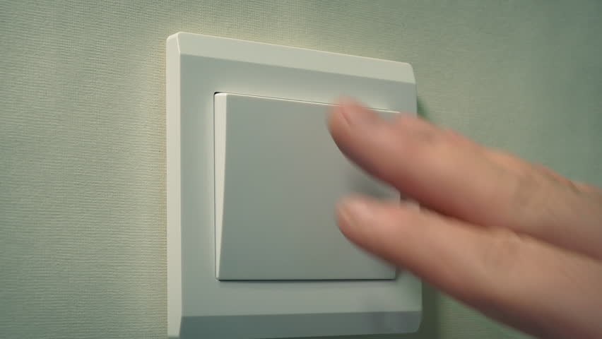 Light Switch Turned On Or Off