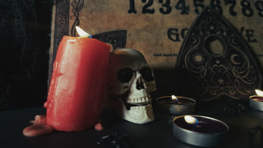 Spiritual Fortune Teller Mystic Scary Witchcraft Ouija Board