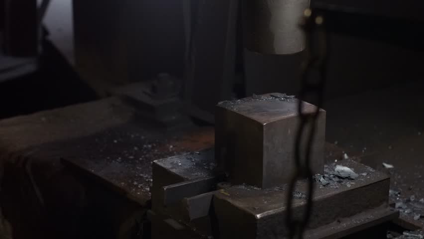 A craftsman who hammers heated materials into shapes