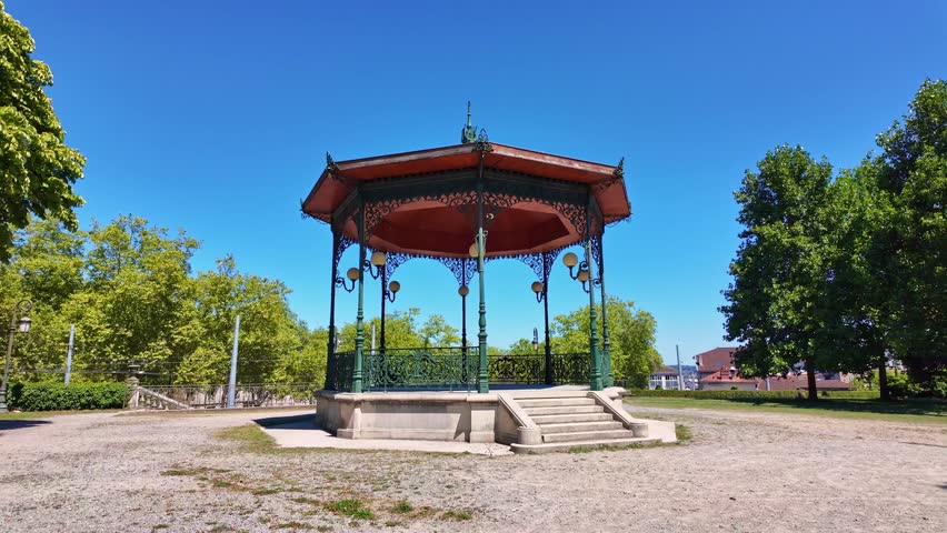 Cultural bandstand building for beautiful classic events preformed Jardins d