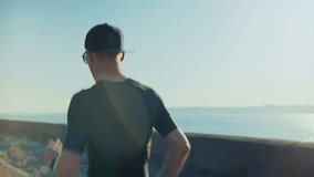 Male Runner Jogging. Fitness Training. Endurance Sport Activity. Outdoor Exercise Sportswear Apparel. Cardio Workout Recreational Sport. Personal Goal Wellness Journey Physical Performance. City Run - Powered by Shutterstock - Get 15% off with code: PIKWIZARD15