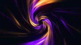 Flying through a swirling tunnel of purple and gold spiral light waves. Energy portal or vortex effect. Full HD and looping abstract motion background animation. - Powered by Shutterstock - Get 15% off with code: PIKWIZARD15