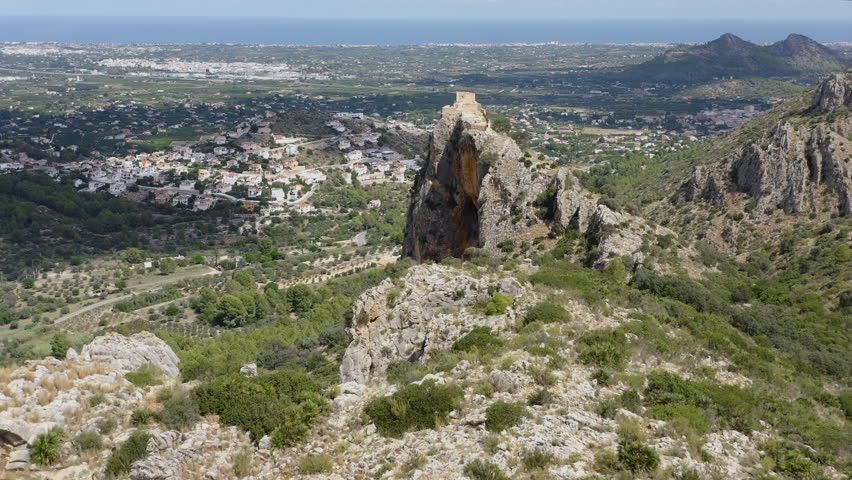 The Ocaive Castle is a castle from the Muslim period of the 11th century, and is located on the Ocaive rock in La Marina Alta, Alicante, Spain.