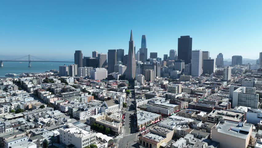 Pyramid Building At San Francisco In California United States. Downtown City Skyline. Transportation Scenery. Pyramid Building At San Francisco In California United States.