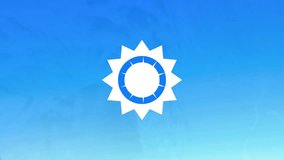 Number 30 Within Spinning Icon with Starburst Effect Soft Blue Slow Furious Flow Background - Powered by Shutterstock - Get 15% off with code: PIKWIZARD15