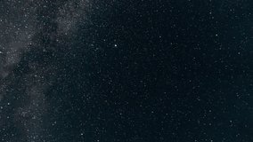 Beautiful Night Sky Time Lapse with Milky Way Galaxy on Dark Sky. Starry Night Background, Astronomical Background - Powered by Shutterstock - Get 15% off with code: PIKWIZARD15
