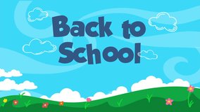Back to School Animation Loop - Powered by Shutterstock - Get 15% off with code: PIKWIZARD15