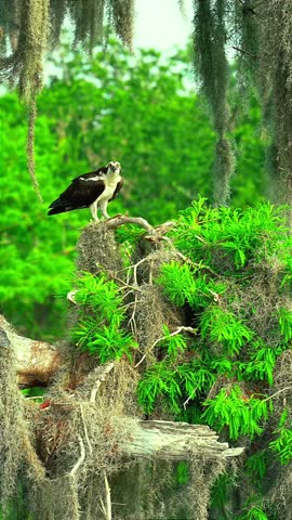 Osprey Flying with Fresh Catch