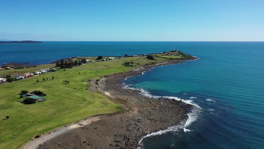 East Beach, Low Head, Tasmania, Australia Aerial Drone 4K