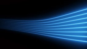 Abstract futuristic animation colorful neon lines are moving forward through the trail by the lighting speed motion background. 4k video. - Powered by Shutterstock - Get 15% off with code: PIKWIZARD15