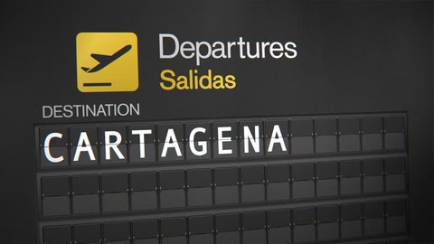 Departures Flip Sign: South American Cities - Buenas Aires