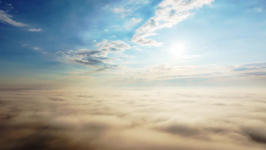 Golden sunrise over clouds creates vision of paradise and divine spiritual peace - Powered by Shutterstock - Get 15% off with code: PIKWIZARD15