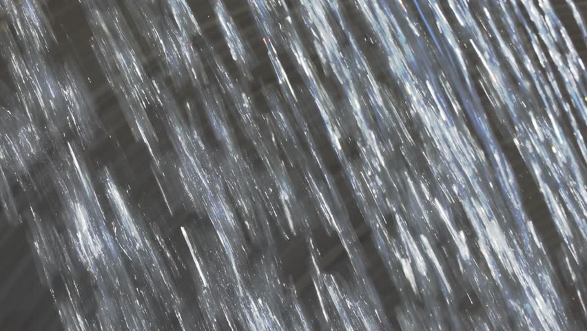 Water flowing from a fountain