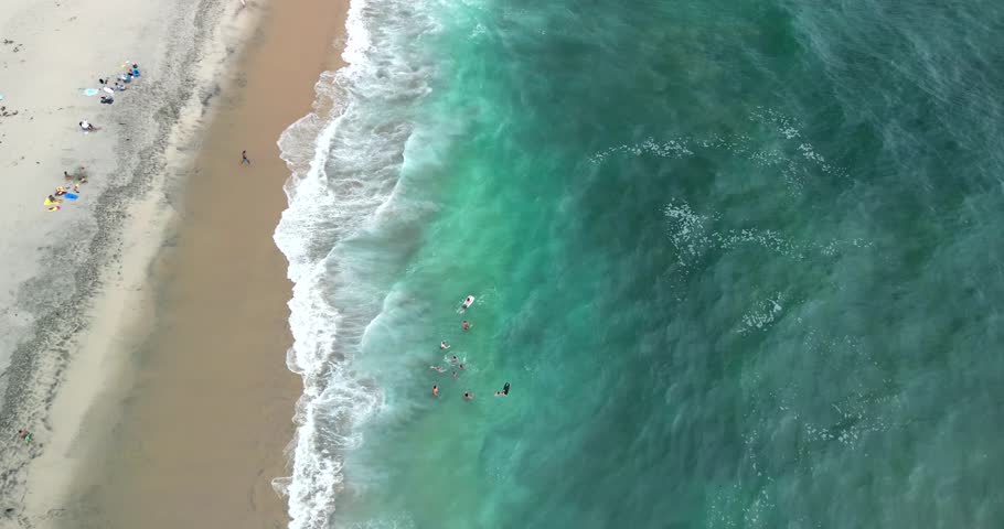California Beach Arial 4K United States