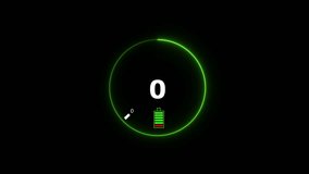 Electric car digital vehicle display with speedometer in center. Electric car dashboard panel with speed distance power battery info. on a black background - Powered by Shutterstock - Get 15% off with code: PIKWIZARD15