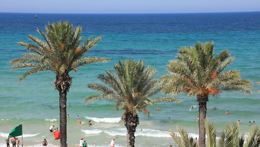 Beach in Tunisia Stock Footage Video (100% Royalty-free) 3897017