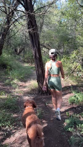 Hiking trail with my pup