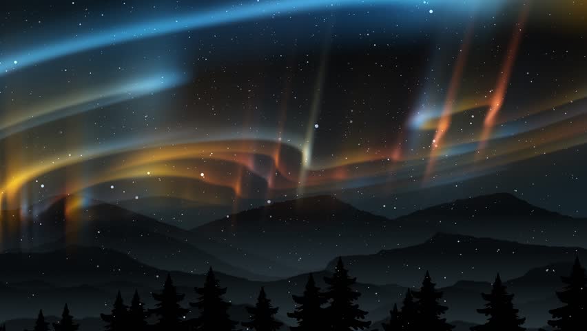 Northern Lights Aurora Borealis Sky Effect background animation used for Nature, Northpole, Sky Lights Videos, Holiday Wishes, Seasonal Greetings, Christmas Greetings or New Year Wishes videos.