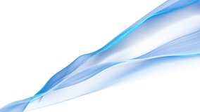 Abstract Wave Motion Blue White Background Looping 4K video. Ideal for technology intros, sci-fi visuals, motion graphics overlays, and digital music visuals. - Powered by Shutterstock - Get 15% off with code: PIKWIZARD15