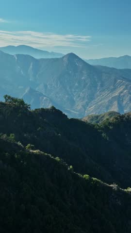 Stunning vertical perspective showcasing California