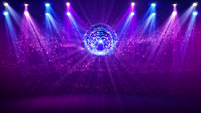 Festive red disco balls creating inviting atmosphere for celebrations, reflecting vibrant lights. Part of series Disco Balls Illuminated. Mirror Ball Disco Lights Club Dance Party Glitter Background