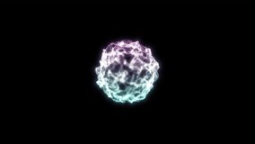 Futuristic artificial intelligence animation showing glowing neural network sphere with digital data flow, modern cyber technology and science visualization. Transparent background. Perfect for AI. - Powered by Shutterstock - Get 15% off with code: PIKWIZARD15