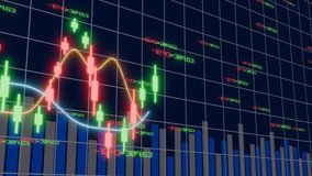 Trading analysis graph futuristic Stock Market Graph Volatility Chart Stock market and exchange profit, investment business chart, financial data report figures. - Powered by Shutterstock - Get 15% off with code: PIKWIZARD15