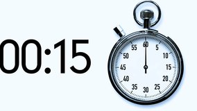 Time Management Stopwatch Timer Ten Seconds Countdown Clock Digital Analog Measurement Efficiency Productivity Deadline Urgent Haste Speed Race Competition Challenge - Powered by Shutterstock - Get 15% off with code: PIKWIZARD15