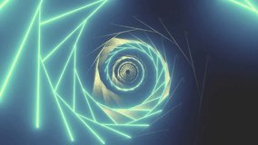 Abstract Neon Spiral Tunnel Geometric Lines Light Art Design Digital Rendering Futuristic Background Virtual Reality - Powered by Shutterstock - Get 15% off with code: PIKWIZARD15